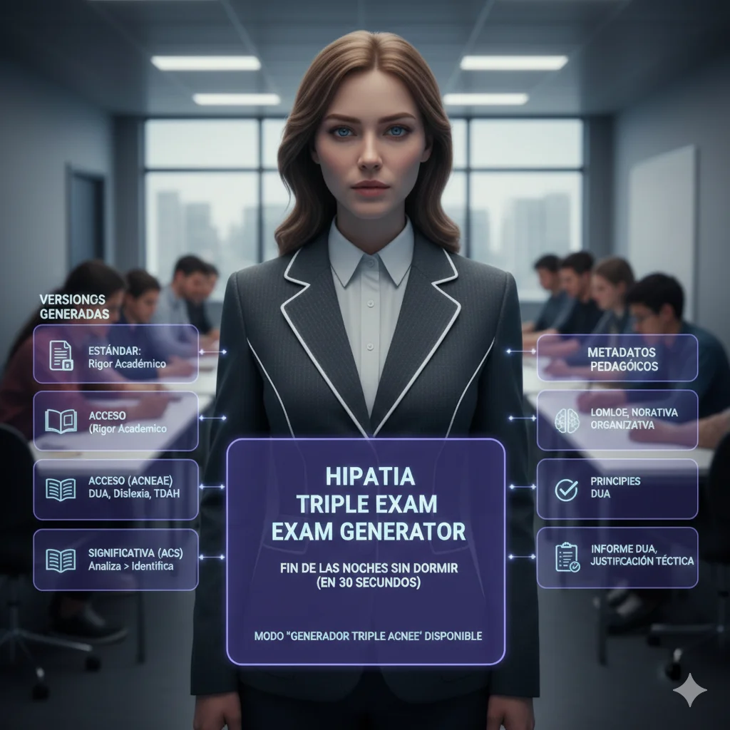 Adaptación de exámenes para diversidad e inclusión con Hipatia